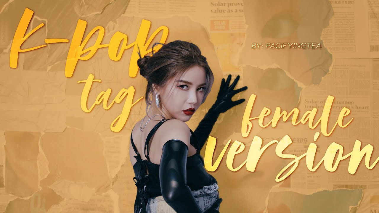 kpop tag! female ver. w/ stickerkkyu
