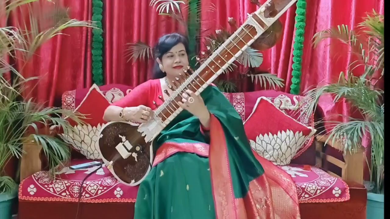 Sawan Ka Mahina | Sitar cover by Alka Srivastava