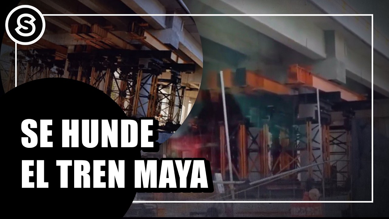 TREN MAYA SE HUNDE y AMENAZAN a ingeniero que lo GRAB&Oacute; &iexcl;CENSURA BRUTAL! | MLDA