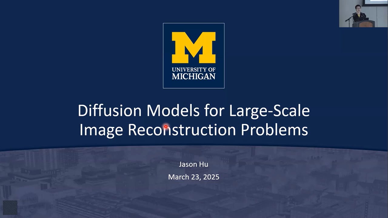 Diffusion Models for Large Scale Imaging Reconstruction Problems