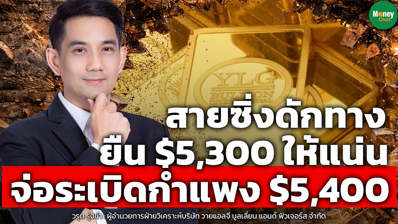 สายซิ่งดักทาง ยืน $5,300 ให้แน่น จ่อระเบิดกำแพง $5,400 - Money Chat Thailand  | วรุต รุ่งขำ