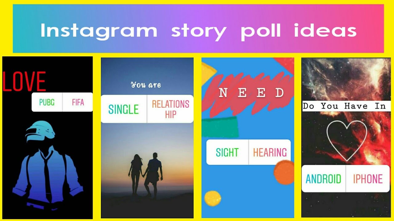 Instagram Story Poll Ideas And Hacks Tips / 7 Creative Way To Edit Your Instagram Stories/ Insta App