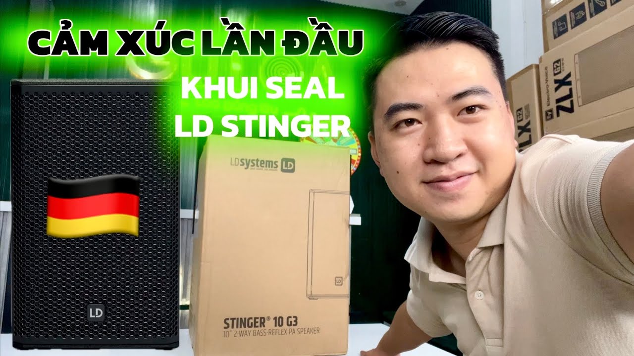 “KHUI SEAL” loa Đức 🇩🇪 LD SYSTEMS STINGER 10 G3