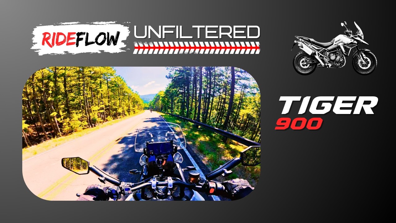 Climbing Talimena | Triumph Tiger 900 & Honda NX500 // [RideFlow 4K POV Motorcycle Tandem Ride]