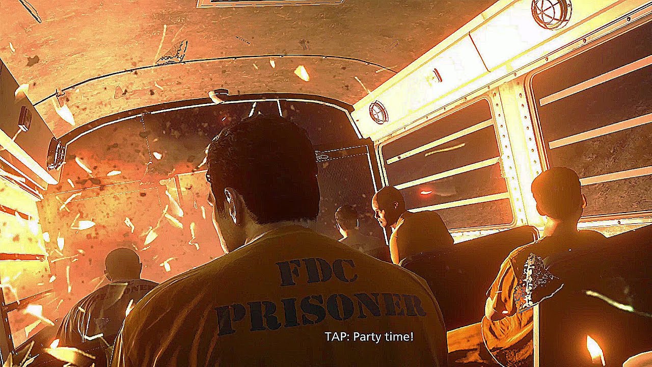 Prison Bus Escape - Battlefield Hardline
