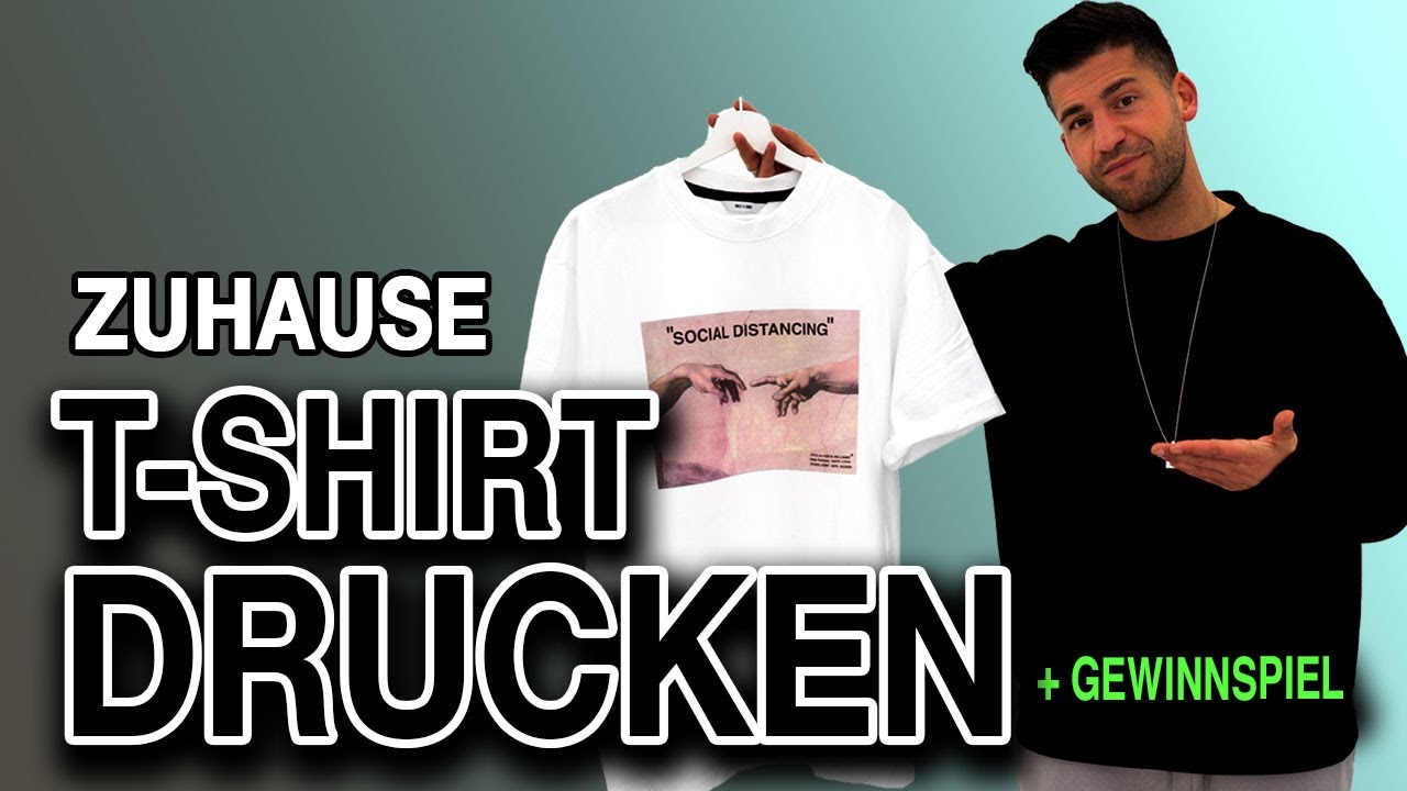 T-Shirt selber Zuhause bedrucken | DIY Tutorial & Gewinnspiel | Kosta Williams