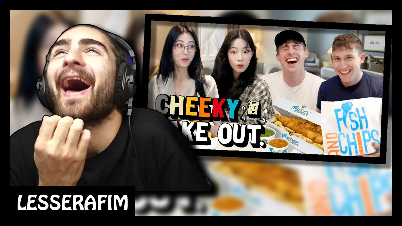 Реакция! | LE SSERAFIM впервые пробуют настоящие Fish & Chips!