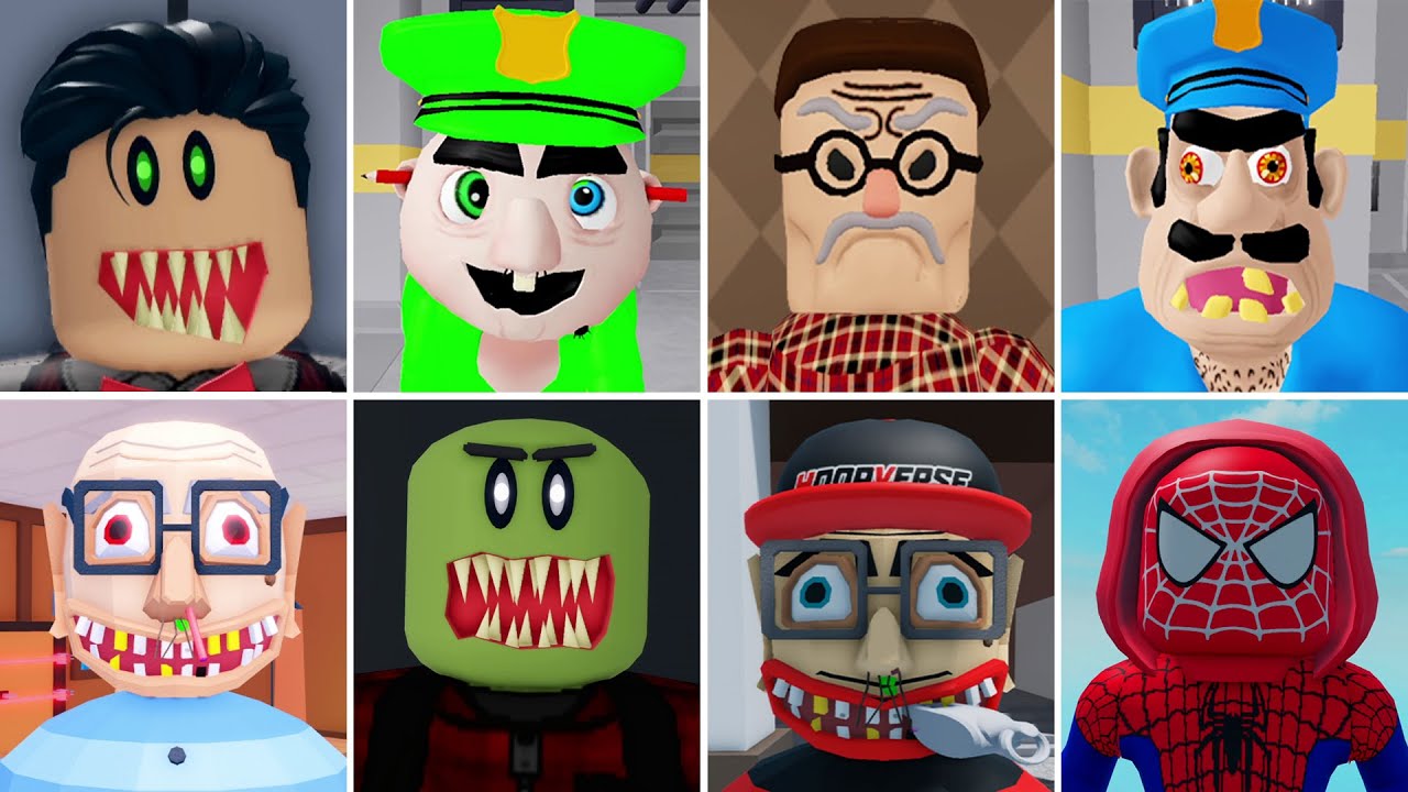 Roblox Top 7 Funny Scary Obby Escaping Mr Bruno Camp, Angry BasketBall, Zombie infected obby, Muffin