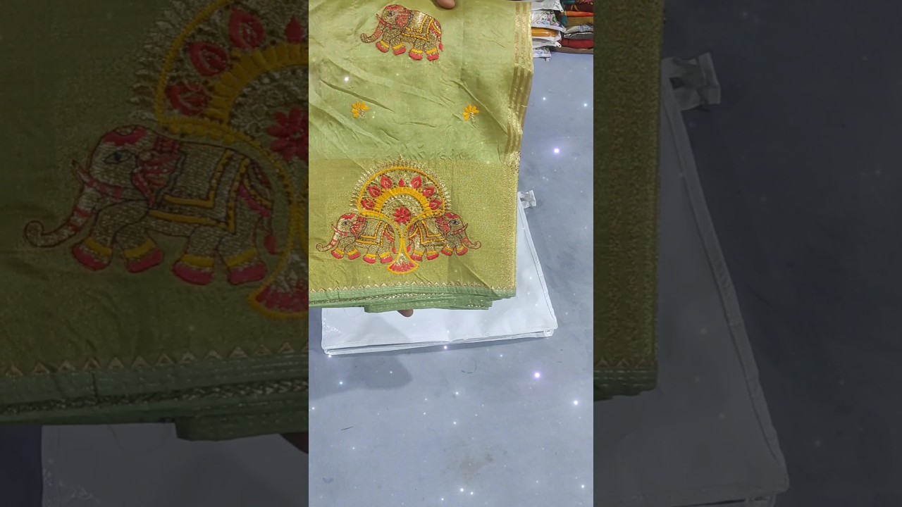 🔥ये सारे दिल को सुकून देने वाली है New Trending Design Party Wear Saree Wedding Special Sadi #shorts