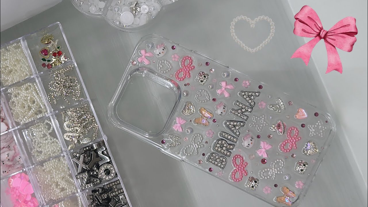 Nail Charm Junk Phone Case | DIY ♡