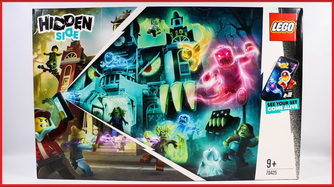UNBOXING LEGO 70425 Hidden Side Haunted High School Speed Build