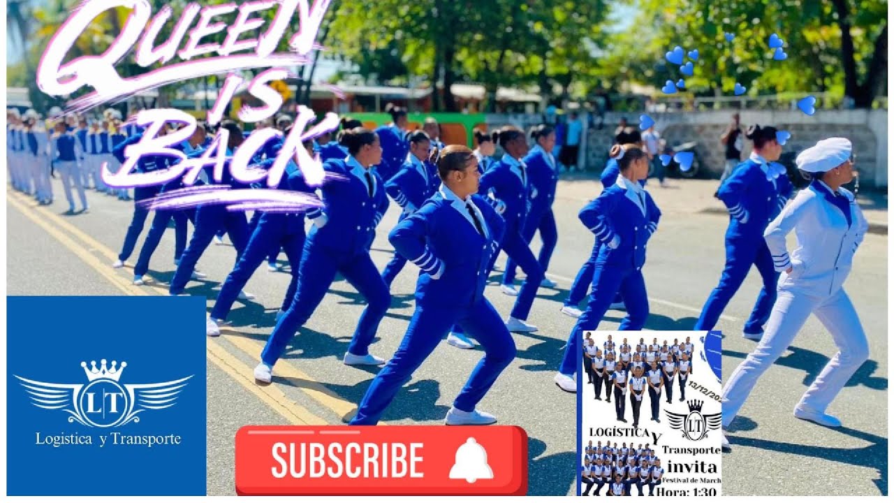 Logística y Transporte (Politécnico Rommel Cruz De León) presentación festival de marcha