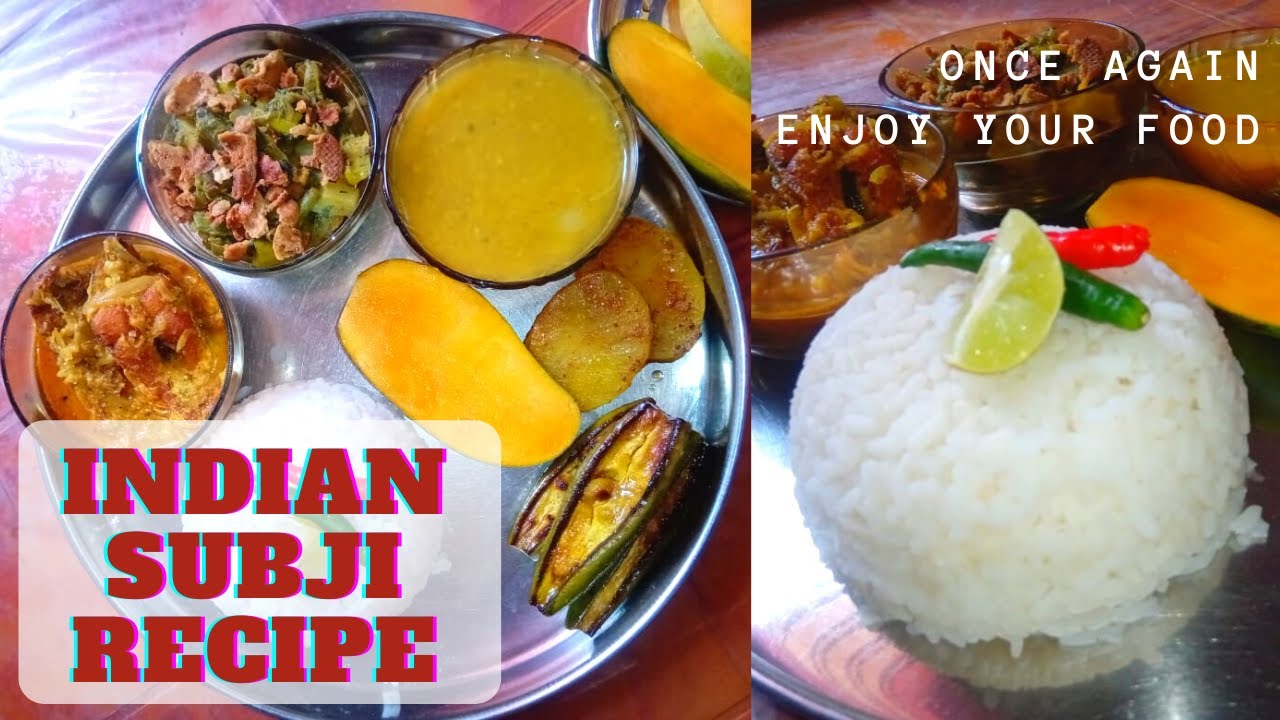 Indian Subji Recipe| Subji Tarkari| Daily Subji Tarkari|Once Again Enjoy Your Food