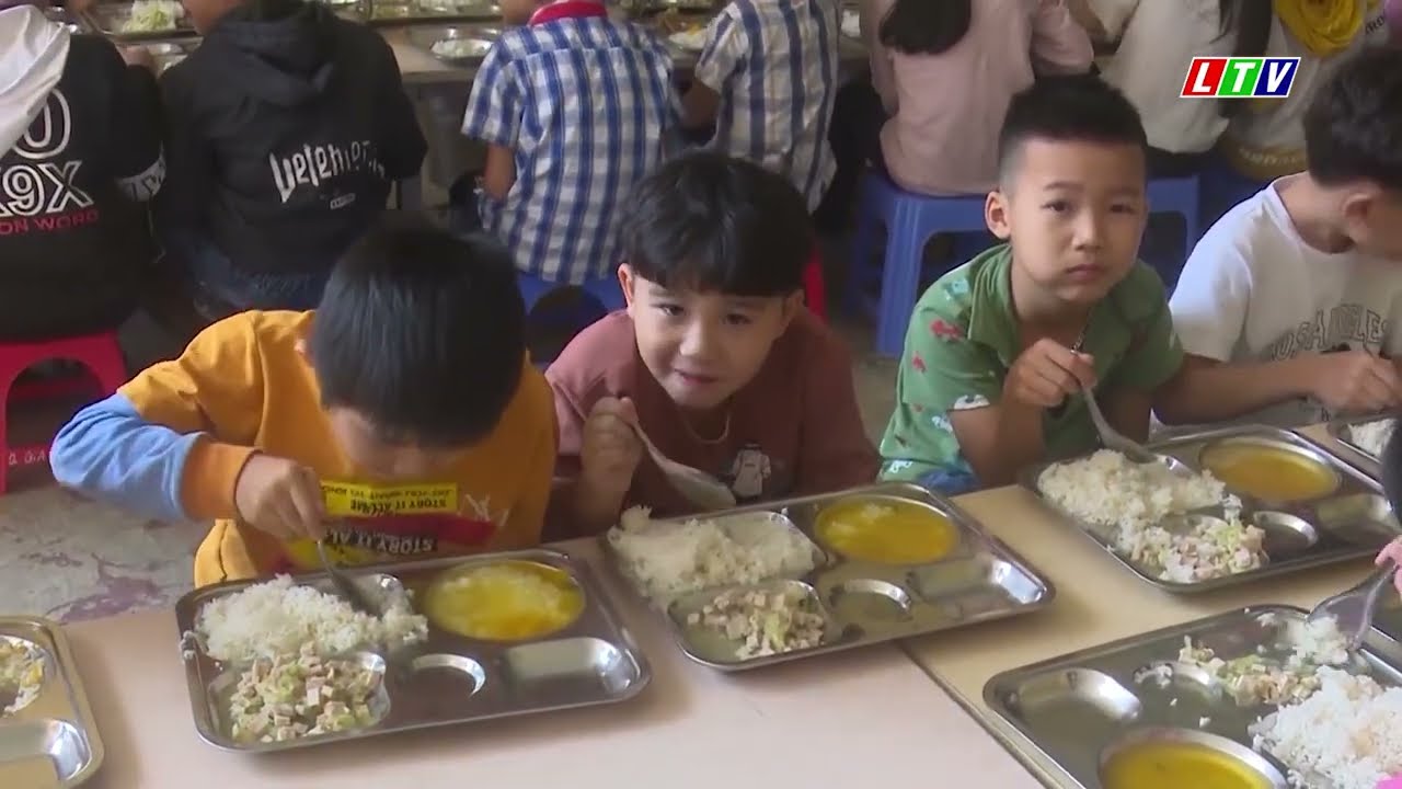 NGÀNH GIÁO DỤC LAI CHÂU QUAN TÂM BỮA ĂN BÁN TRÚ