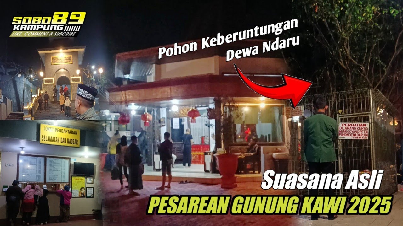 Suasana Asli Pesarean Gunung Kawi Malang Di Malam Jum'at Legi 2025