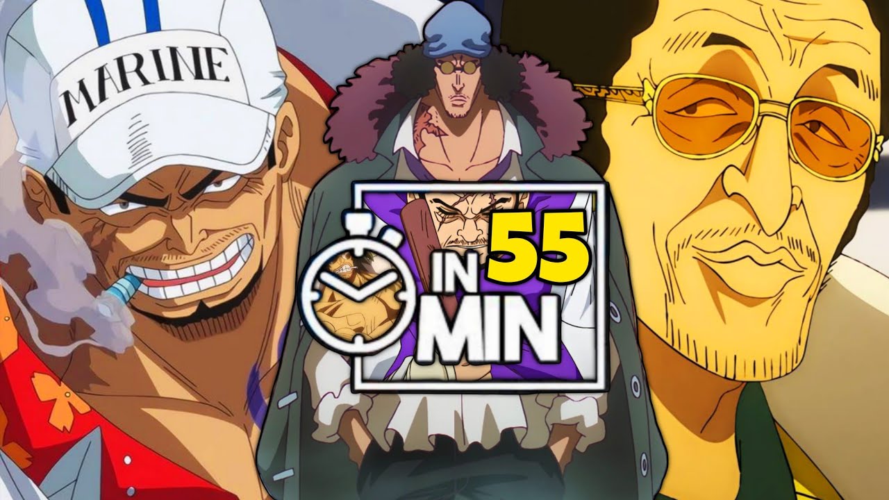ALLE ADMIRÄLE aus ONE PIECE in 55 Minuten Erklärt