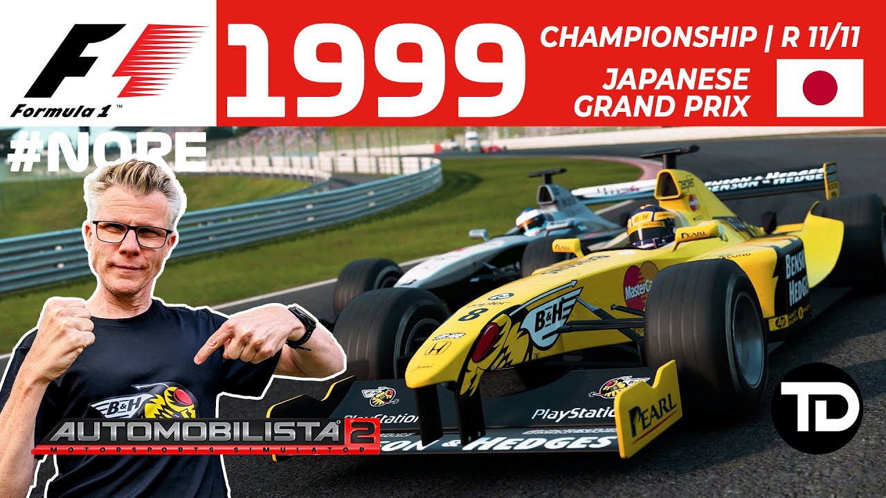 F1 1999 Custom Championship in Automobilista 2 | Round 11/11 Japanese Grand Prix 