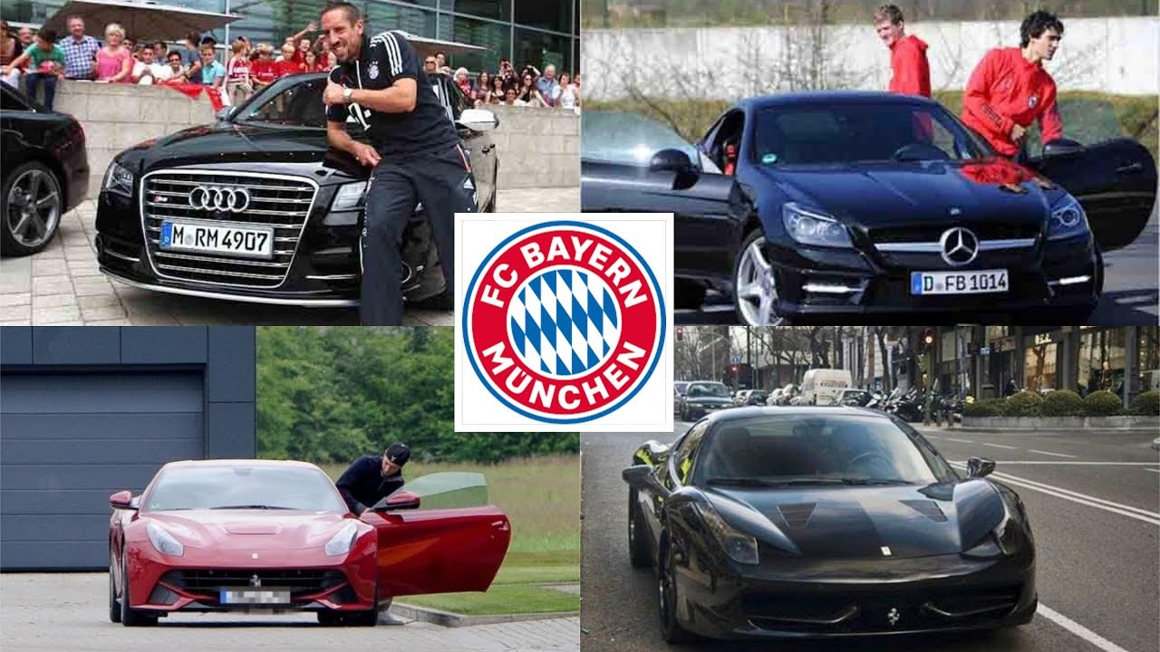 Bayern munich players car collection (2018)