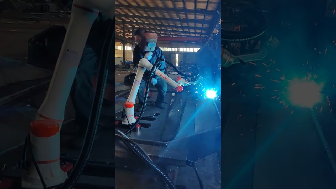 Enhancing Coal Mining Equipment Production with Welding Cobots #weldingcobot #sqrobot #cobot