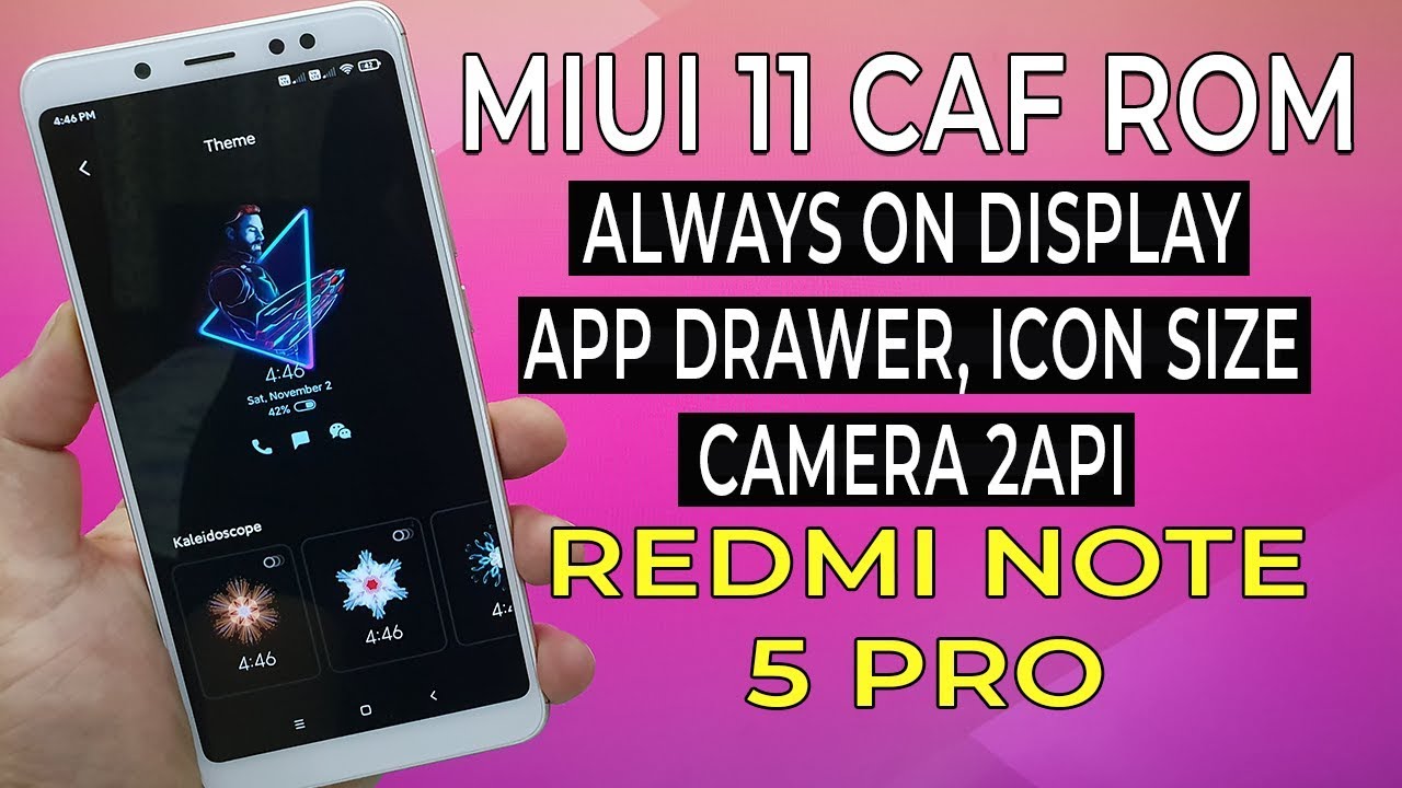 MIUI 11 CAF ROM With Always On Display For Redmi Note 5 Pro