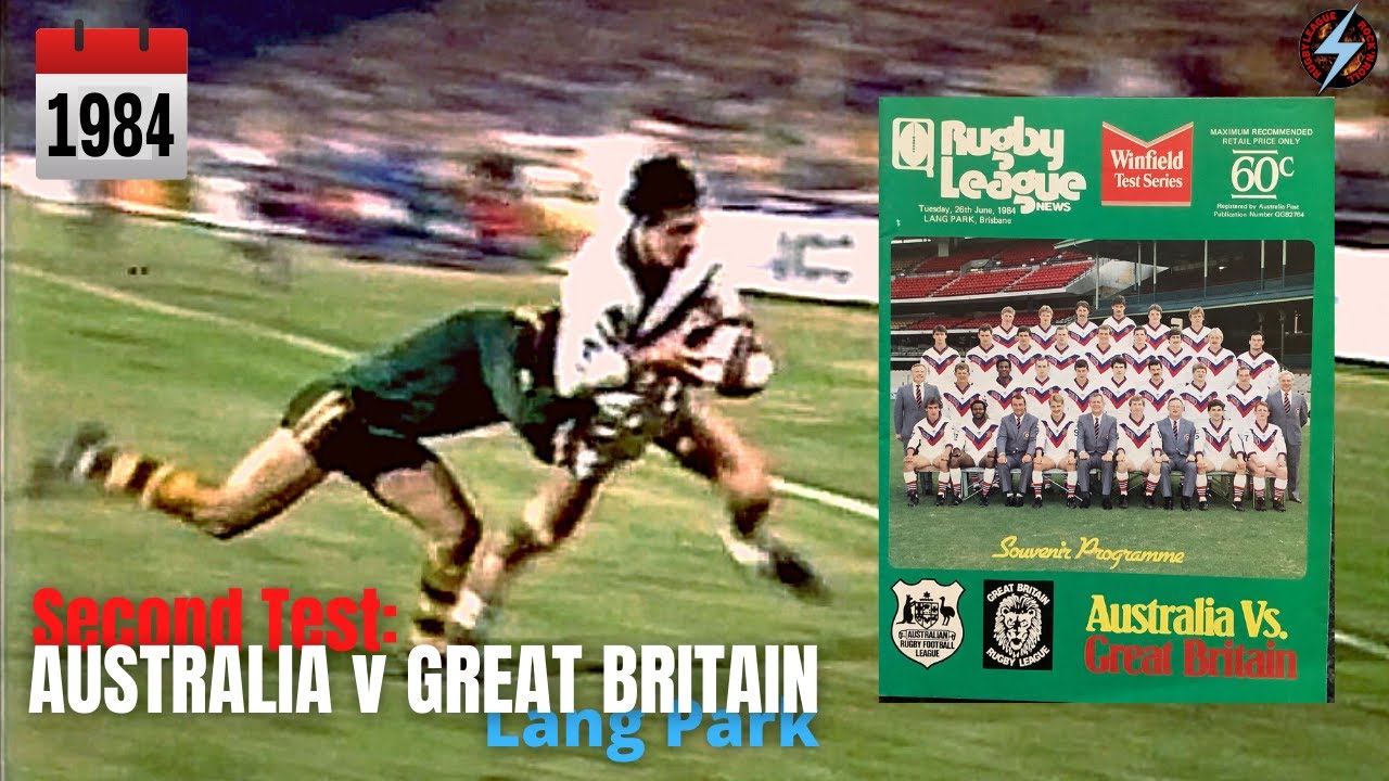 1984 Second Test: AUSTRALIA v GREAT BRITAIN at Lang Park