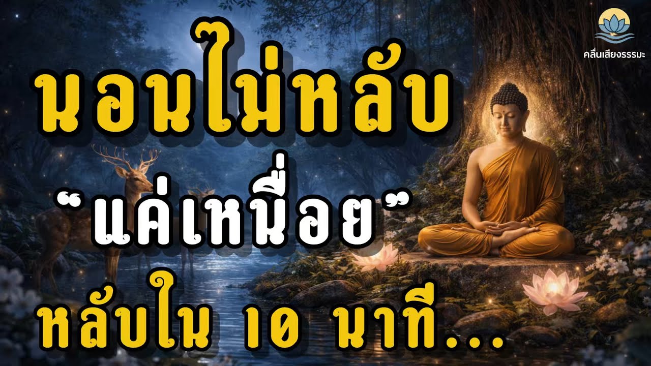 คุณไม่ได้อ่อนแอ แค่คุณเหนื่อยมานาน | ธรรมะก่อนนอน Ep.26 แค่เปีดทิ้งไว้แล้วนอนช่วยหลับลึกยันเช้า