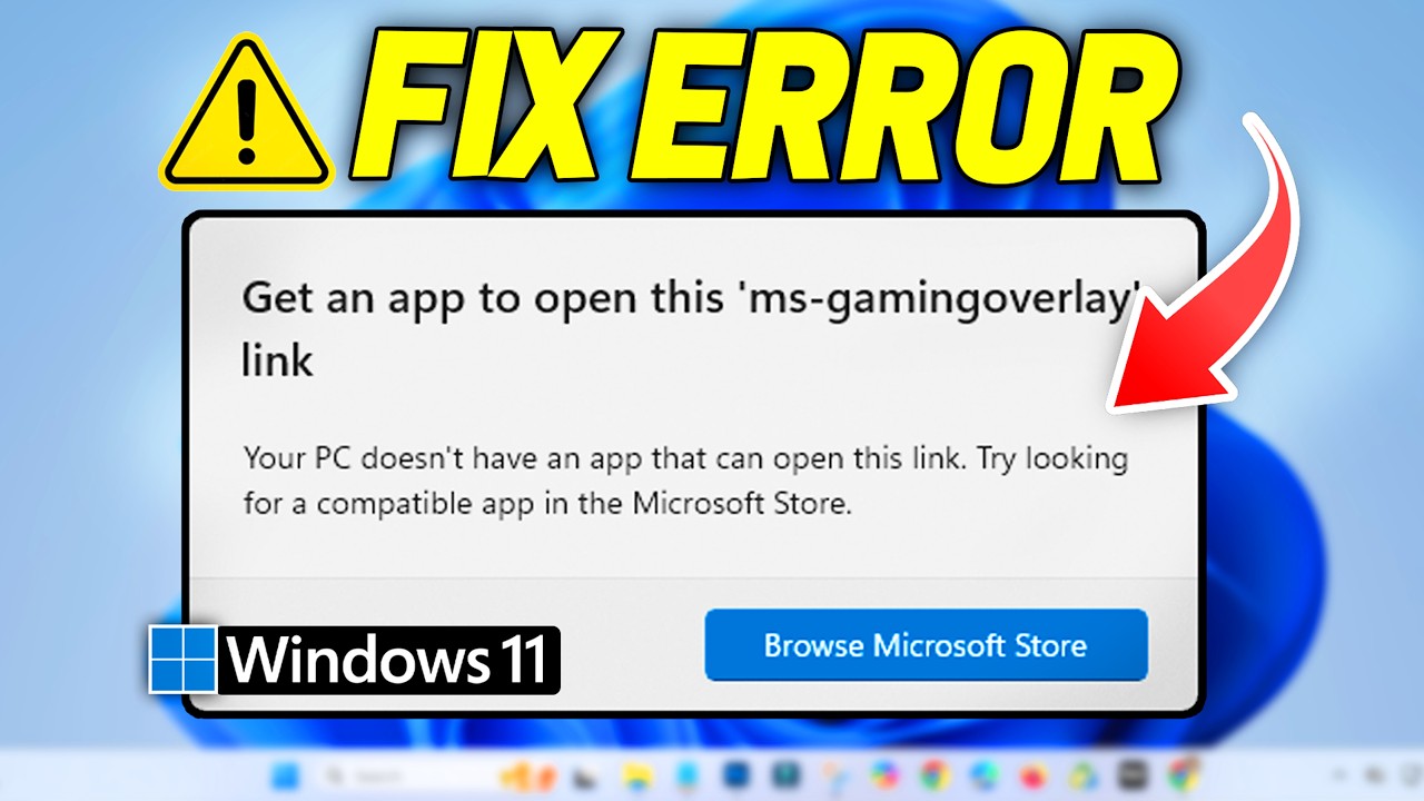 How To Fix ms-gaming-overlay Popup Message on Windows 11 | Fix MS Gaming Overlay Error