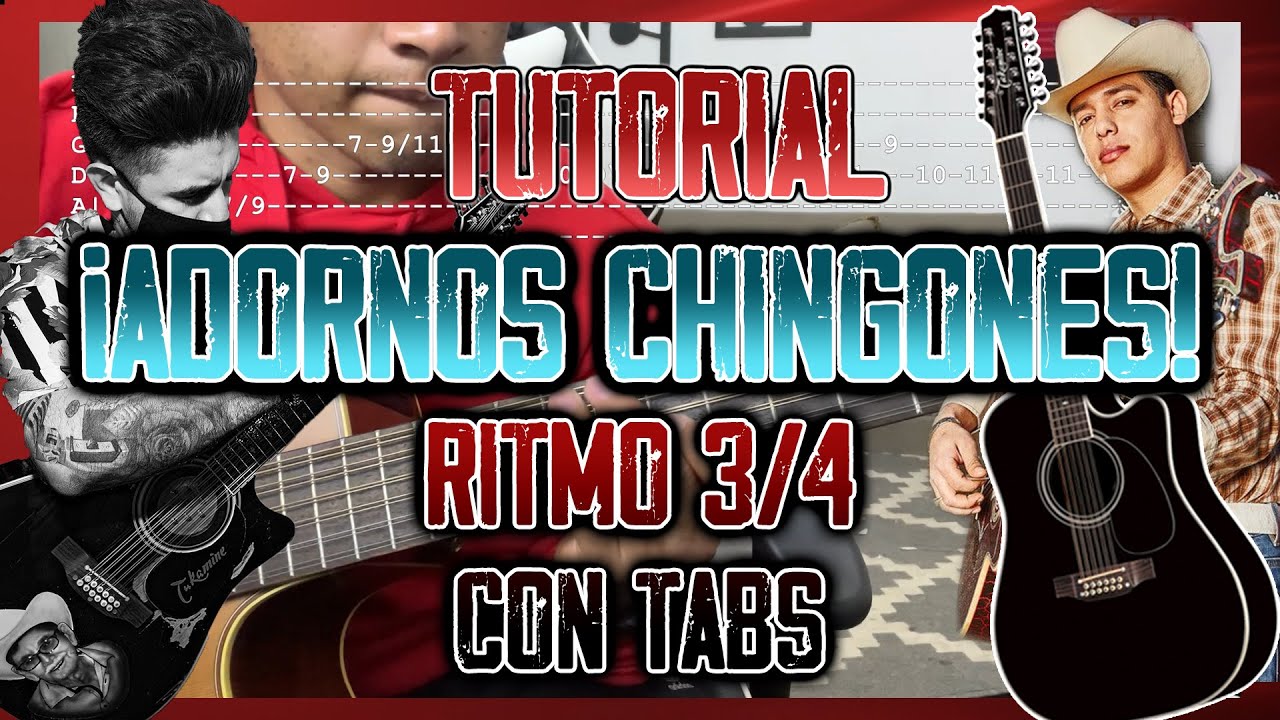 ¡ADORNOS CHINGONES! para mejorar en el REQUINTO y escucharte como un PRO -RITMO 3/4 - CON TABS