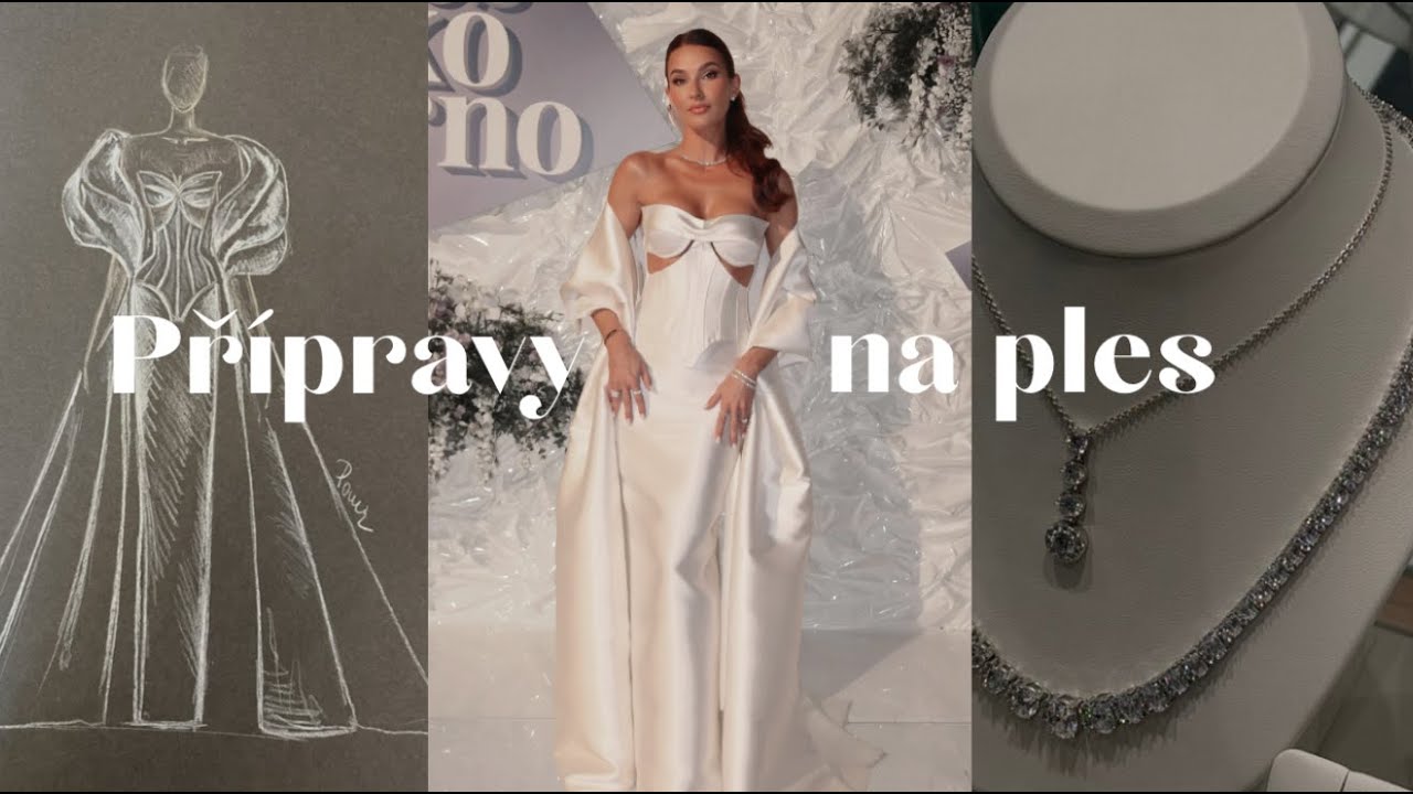 Přípravy na ples-🤍✨jak probíhalo šití šatů, den D, ale i proč jsem málem ples nestihla.