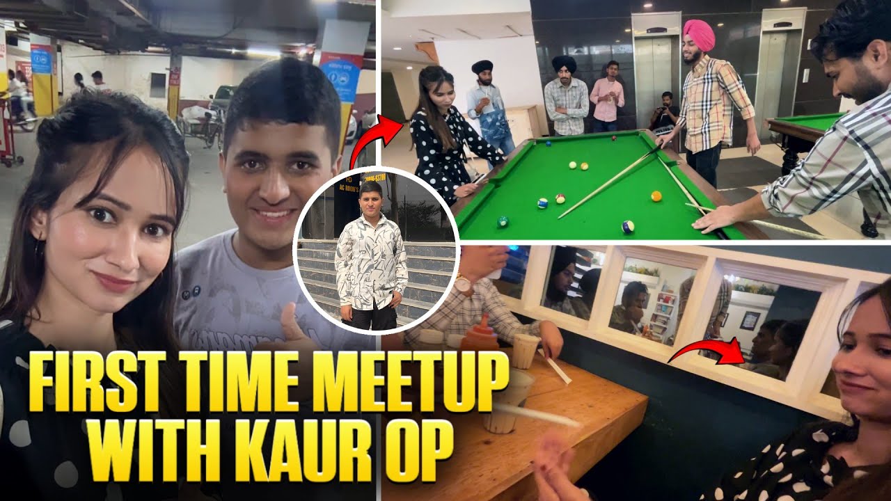 Meeting @kauroplive In Real Life 🥰 | Punjab Vlog | Dreams come true 🤩🙂 #kauroplive #bgmi #vlog