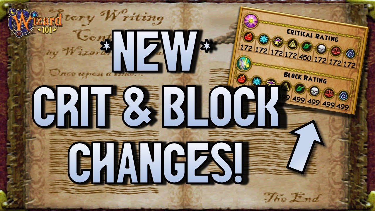 Wizard101: *NEW* Critical & Block Changes!