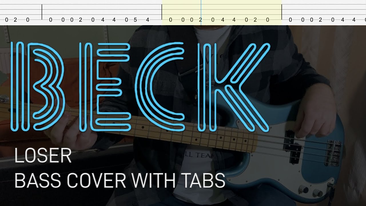 Beck - Loser (Bass Cover with Tabs)