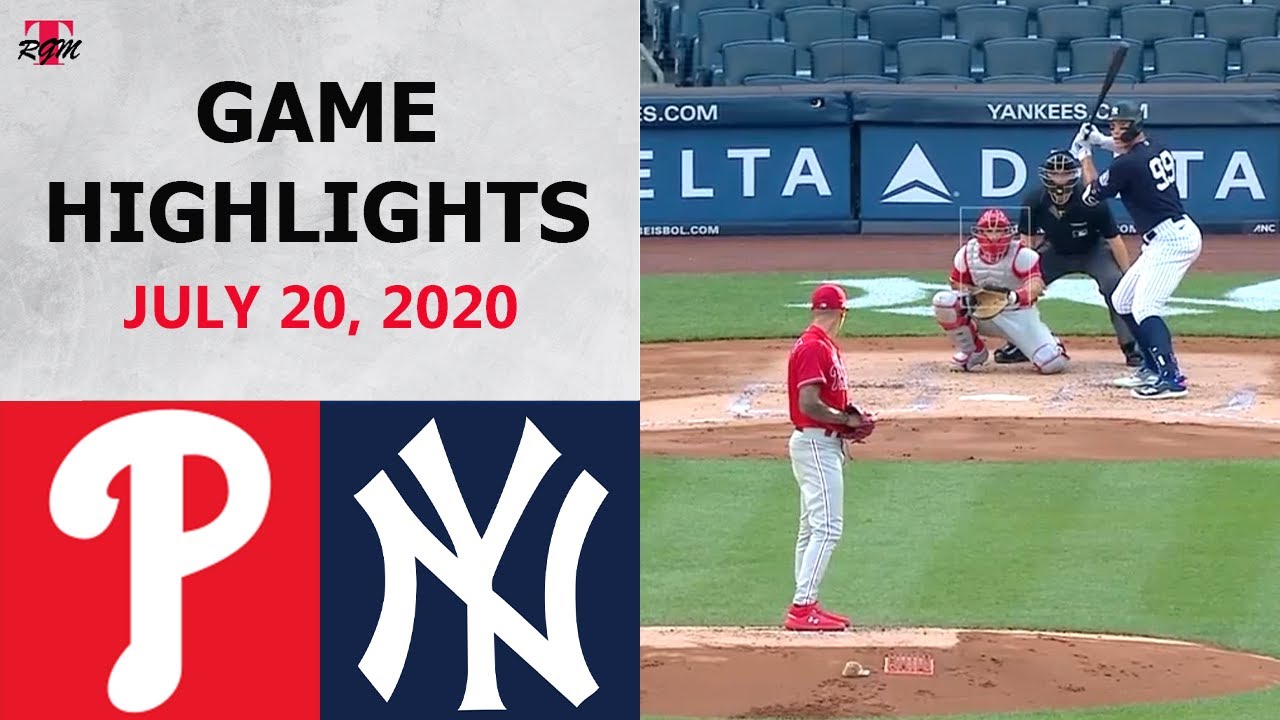 Philadelphia Phillies vs. New York Yankees Highlights | July 20, 2020 (Exhibition)
