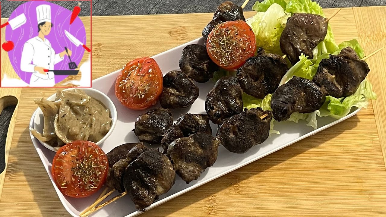 Простой рецепт шашлыка из куриных сердечек в вандейском стиле