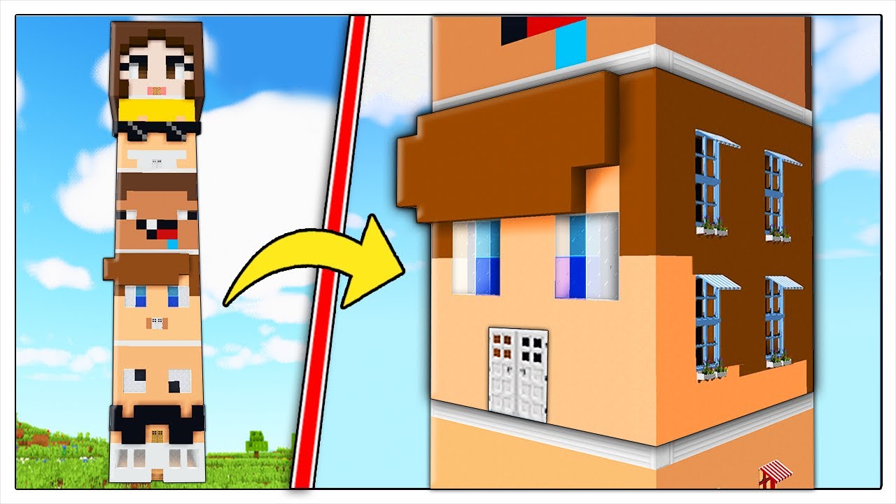 ВОТ НАСТОЯЩАЯ КВАРТИРА ЛУКИ! - Мега-небоскреб ютуберов компании Minecraft ITA