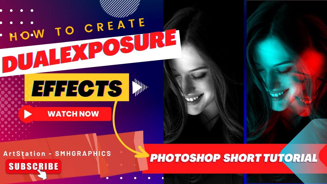How to create dual effect in photoshop| short tutorial/photo editing