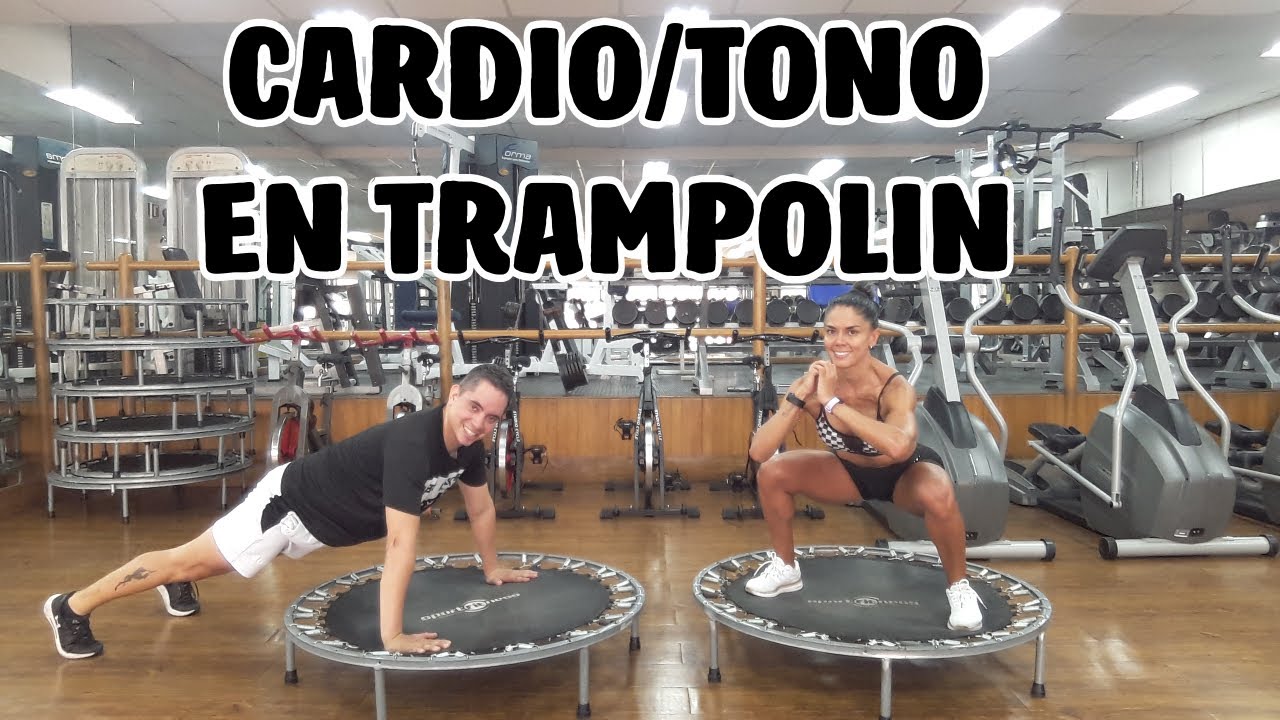 CARDIO Y TONIFICACION EN TRAMPOLÍN / RUTINA  EN TRAMPOLÍN / PRINCIPIANTES - INTERMEDIOS - AVANZADOS