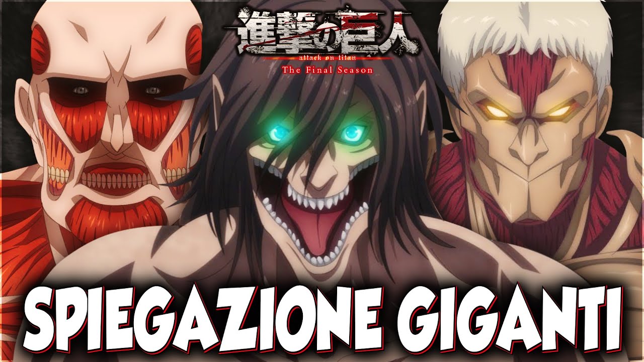 lo SHUUBI NO KYOJIN e i 9 GIGANTI ANCESTRALI di ATTACK ON TITITAN spiegati