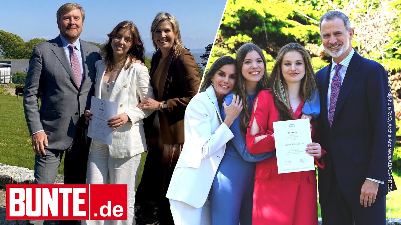 Königin Letizia & Königin Máxima – Stolze Mütter: Sie feiern den Schulabschluss ihrer Töchter