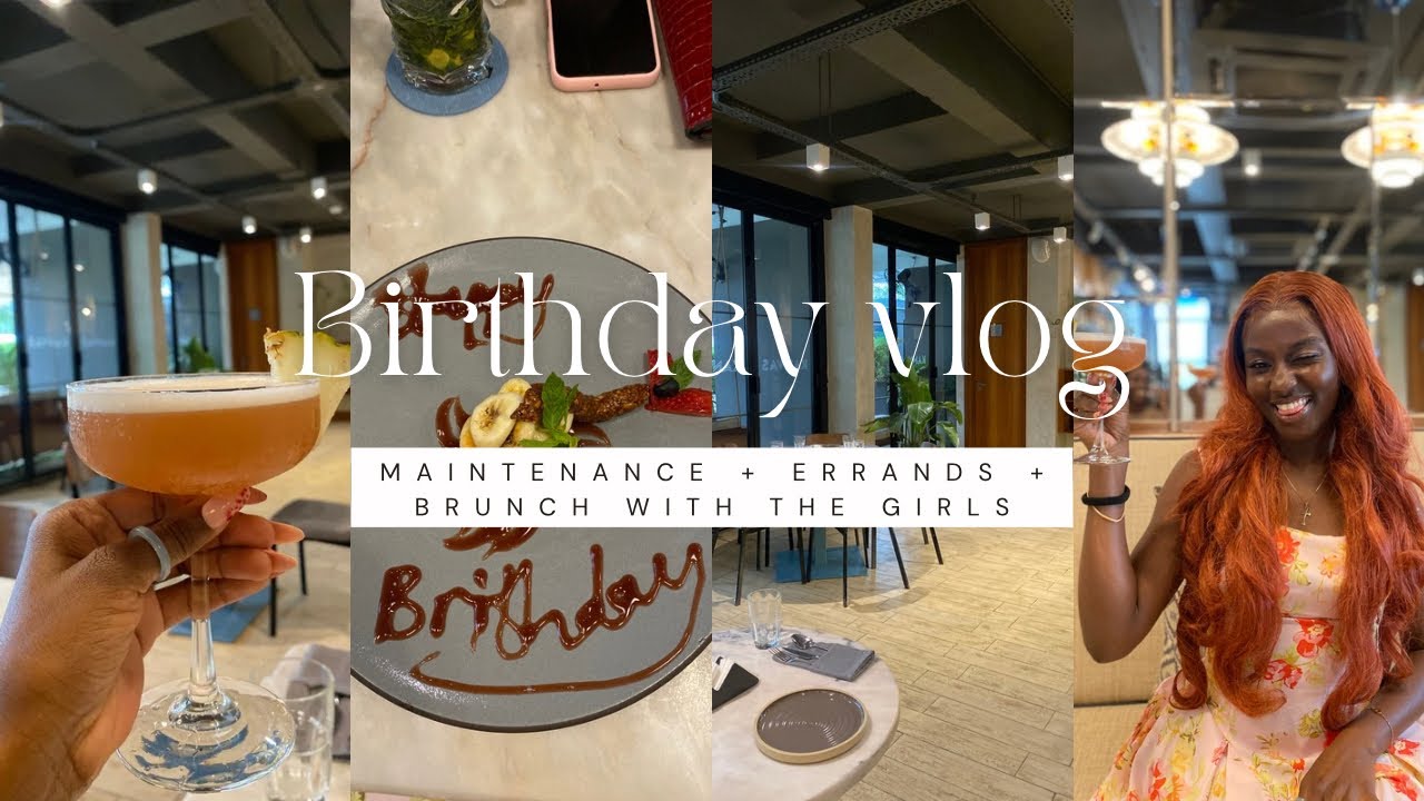 MY AGE JUST KEEPS INCREASING GOD ABEGGG|| birthday maintenance + shopping + brunch with my sisters 