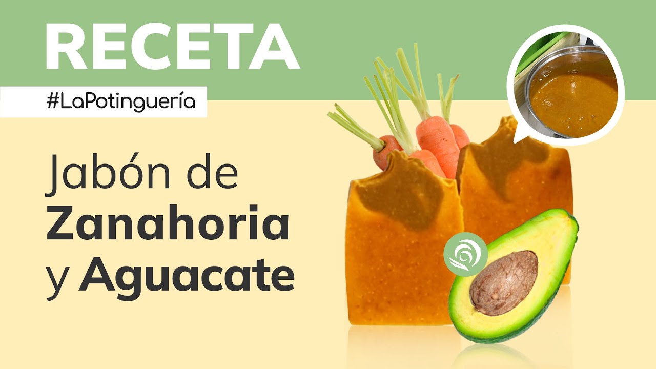 Cómo hacer Jabón Artesanal 🧼 Aceite de Aguacate y Zanahoria 🥑🥕PASO A PASO🥣 Jabonarium #LaPotinguería