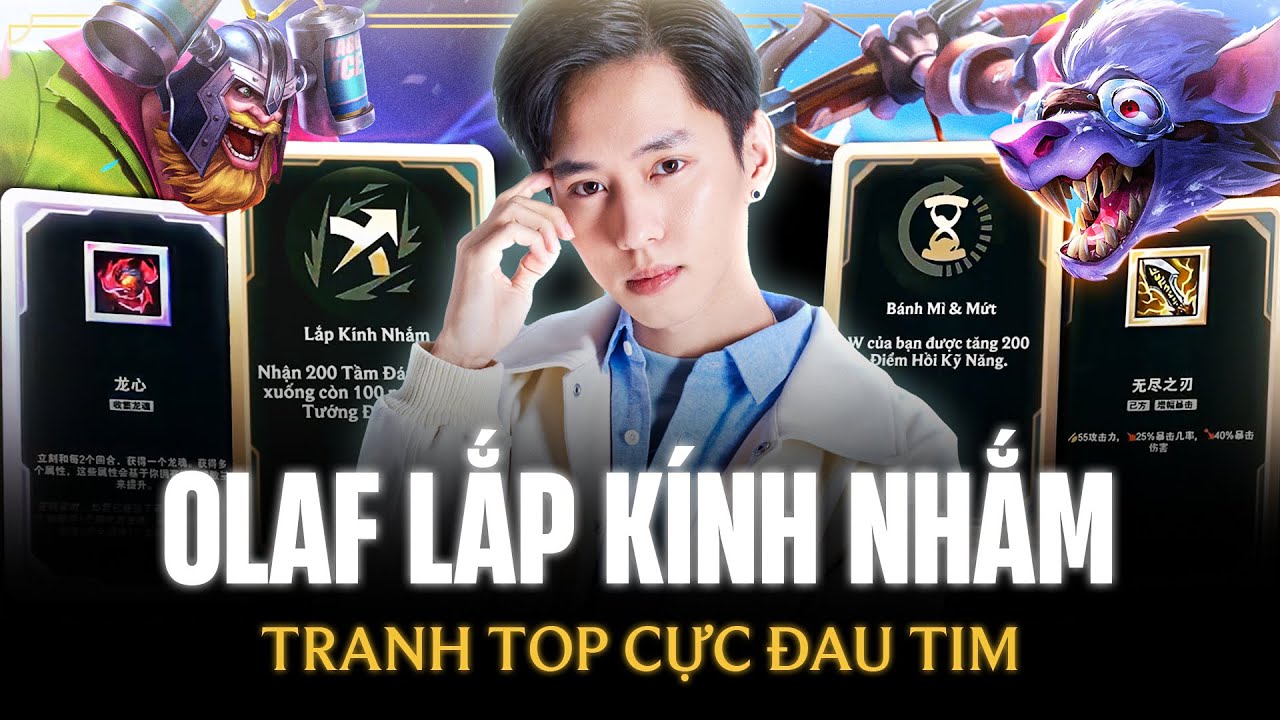 Olaf Thần Của XiaoChaoMeng C&ugrave;ng Twitch Của Lang Vương Gặt Top 1 Cực Đau Tim Tại Lobby Chung Kết Tổng