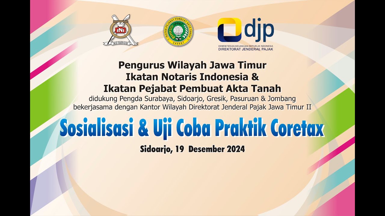 Sosialisasi & Uji Coba Praktik Coretax - 19 Desember 2024