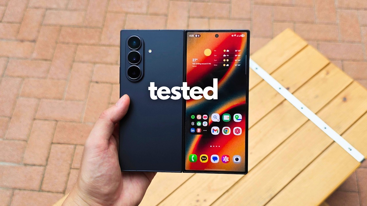 Samsung Galaxy Z Fold 7 Real-World Battery & Camera Test: The Unexpected!