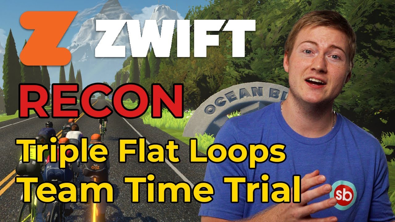 Zwift Racing League 2024 || Triple Flat Loops Recon || Team Time Trial || Round 2, Stage 4