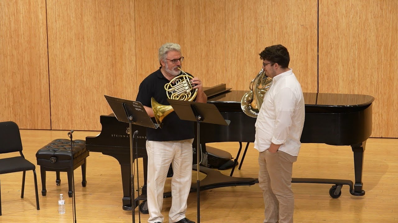 CMNW 2024 Summer Festival Horn Masterclass with Radovan Vlatković