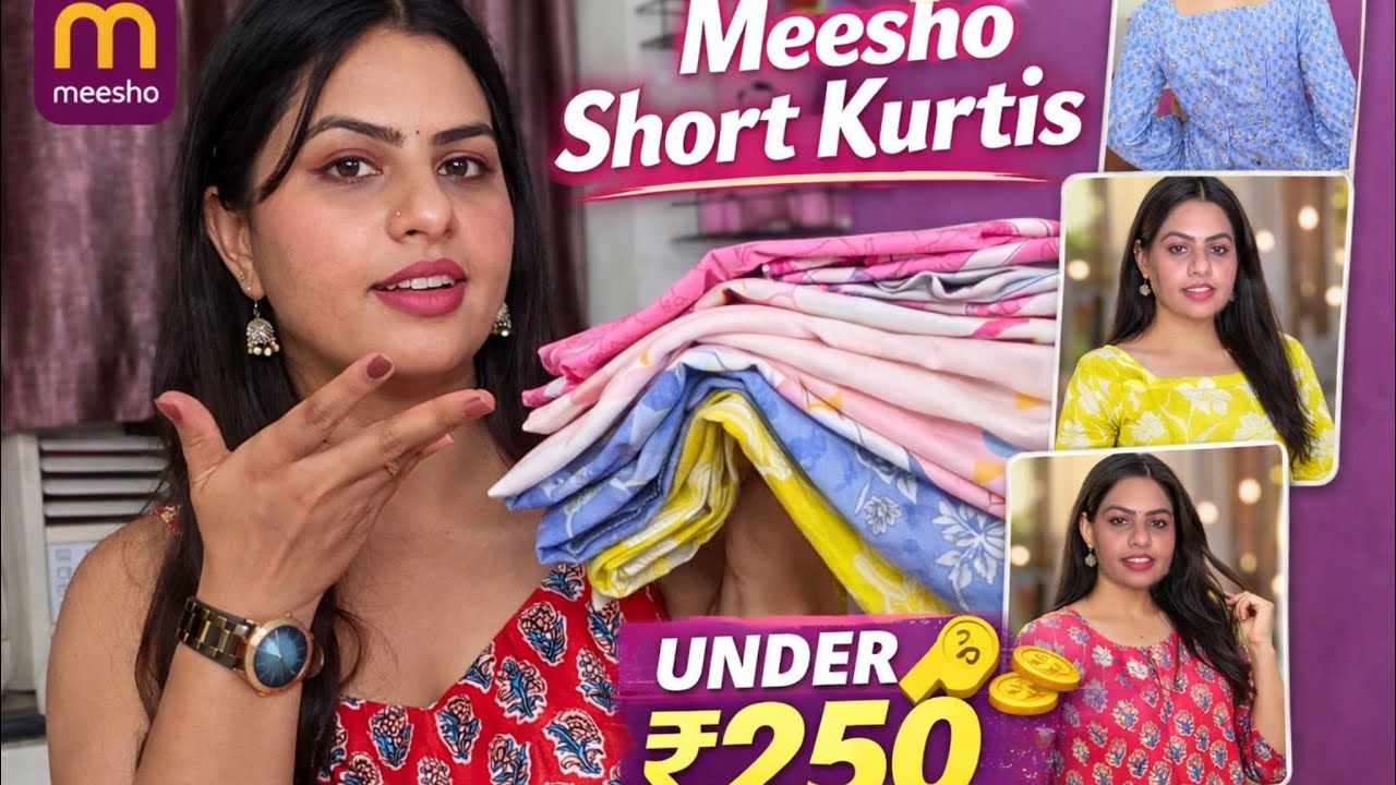 Meesho Short Kurtis Haul 2026 🔥 | Budget Friendly & Trendy Kurtis Under ₹250