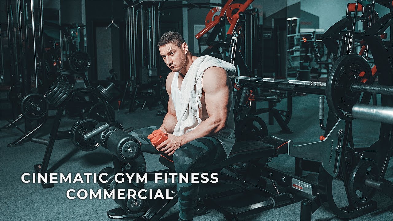 4K Cinematic Gym Fitness Video / Gym Promo / Motivational Fitness Commercial Video