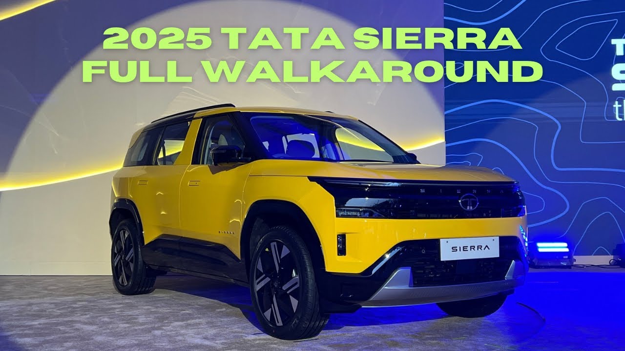 Подробный обзор Tata Sierra 2025 года — все подробности | @MotorBeam