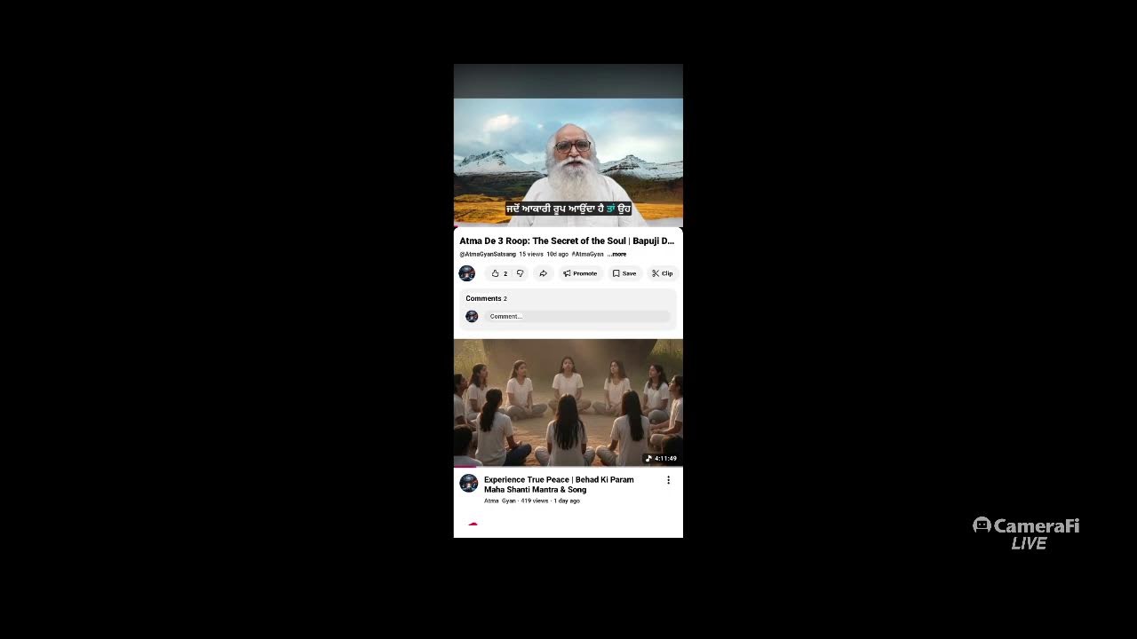 Atma  Gyan's broadcast